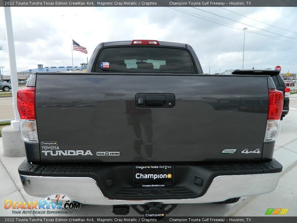 2012 Toyota Tundra Texas Edition CrewMax 4x4 Magnetic Gray Metallic / Graphite Photo #6