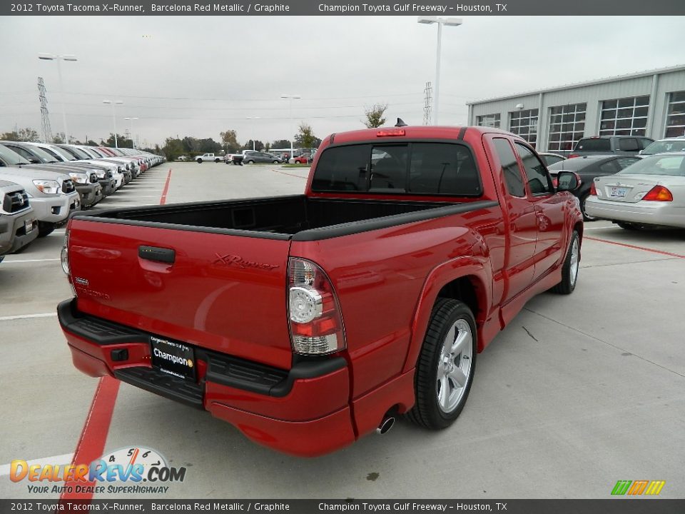 2012 Toyota Tacoma X-Runner Barcelona Red Metallic / Graphite Photo #5