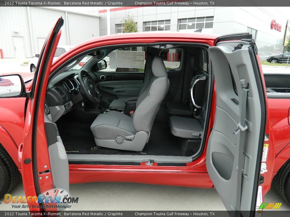 Graphite Interior - 2012 Toyota Tacoma X-Runner Photo #11