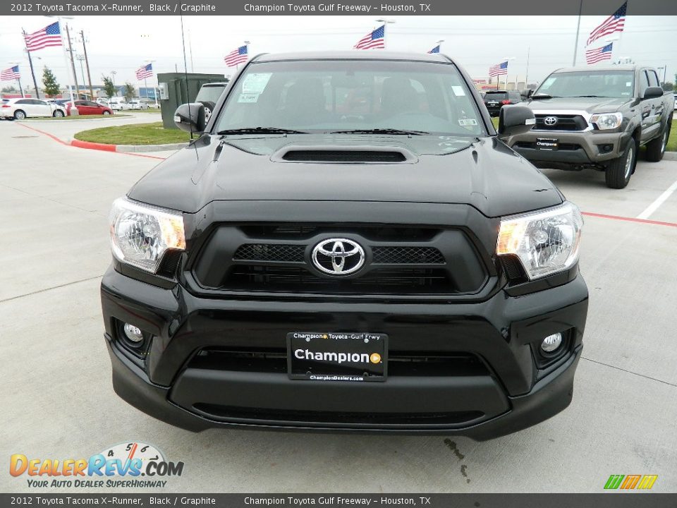 2012 Toyota Tacoma X-Runner Black / Graphite Photo #2
