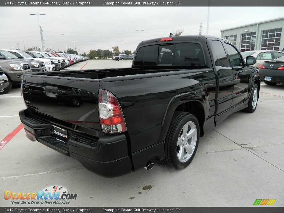 2012 Toyota Tacoma X-Runner Black / Graphite Photo #5