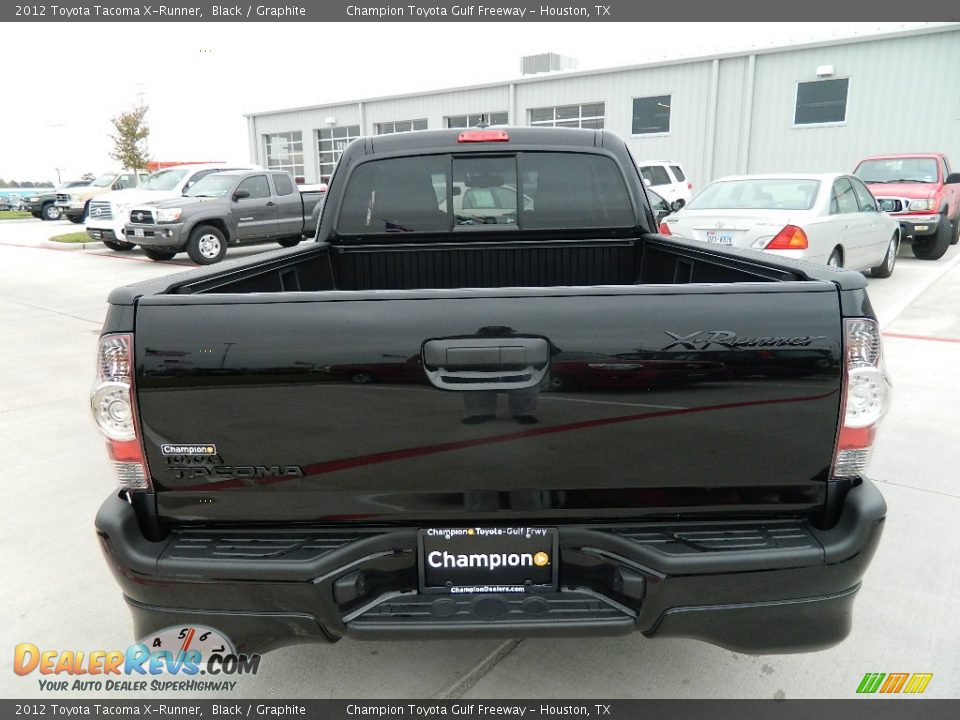 2012 Toyota Tacoma X-Runner Black / Graphite Photo #6