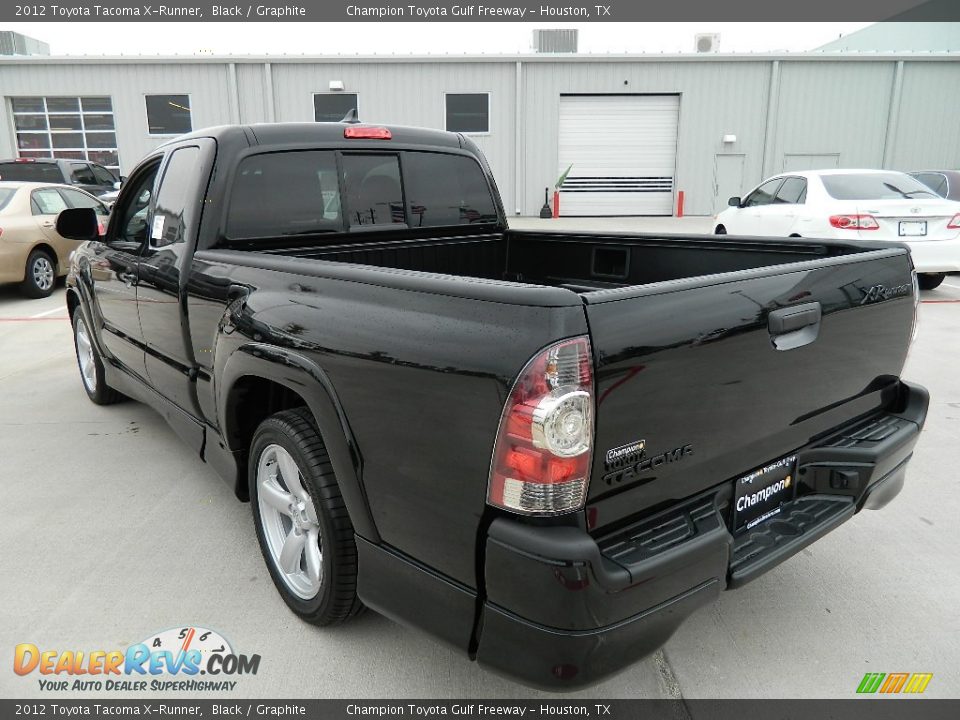 2012 Toyota Tacoma X-Runner Black / Graphite Photo #7