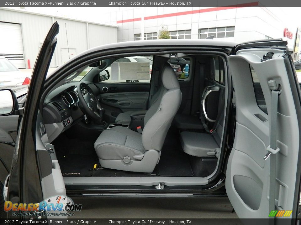 Graphite Interior - 2012 Toyota Tacoma X-Runner Photo #11