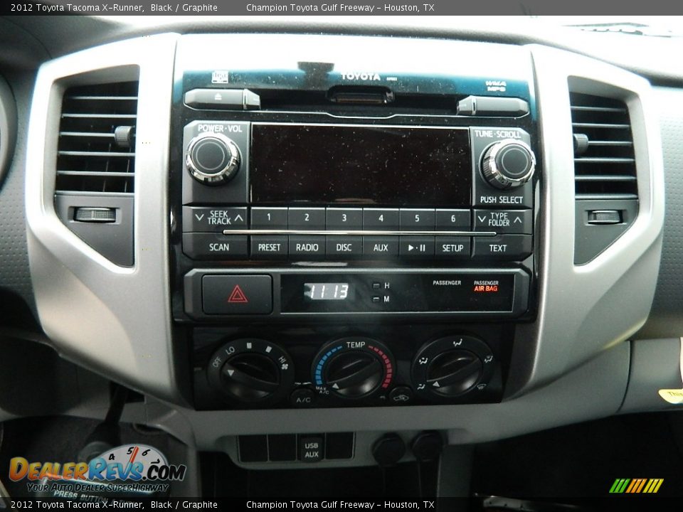 2012 Toyota Tacoma X-Runner Black / Graphite Photo #14