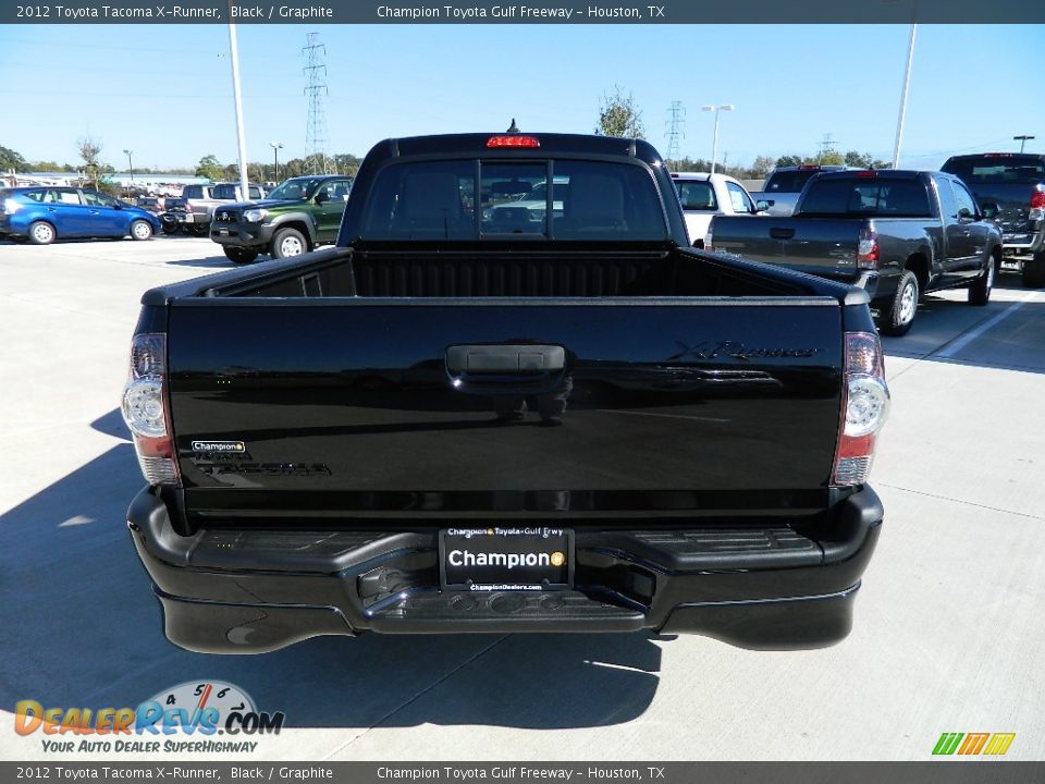 2012 Toyota Tacoma X-Runner Black / Graphite Photo #4