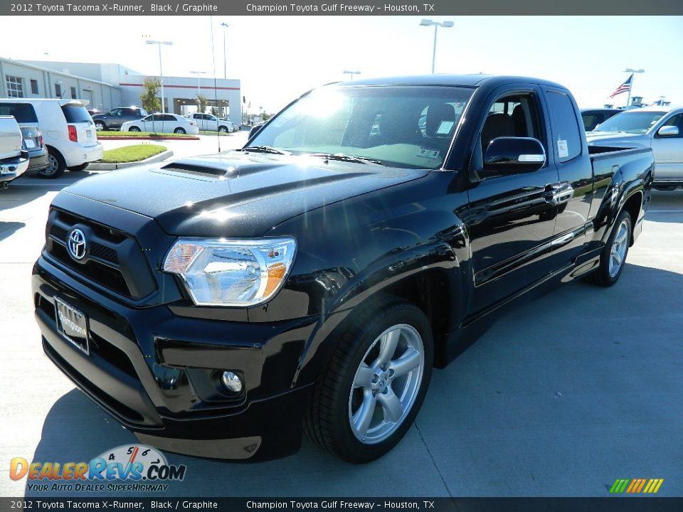 2012 Toyota Tacoma X-Runner Black / Graphite Photo #7