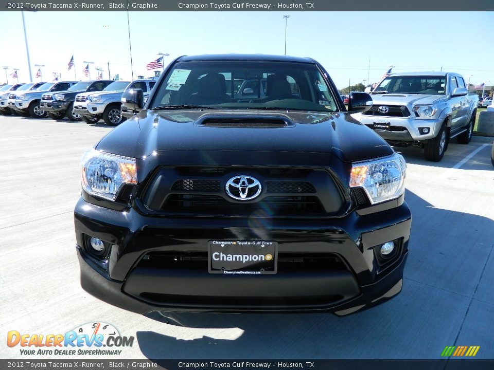 2012 Toyota Tacoma X-Runner Black / Graphite Photo #8