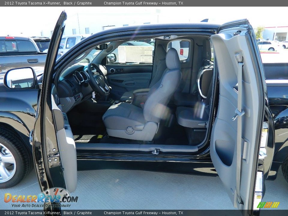 2012 Toyota Tacoma X-Runner Black / Graphite Photo #10