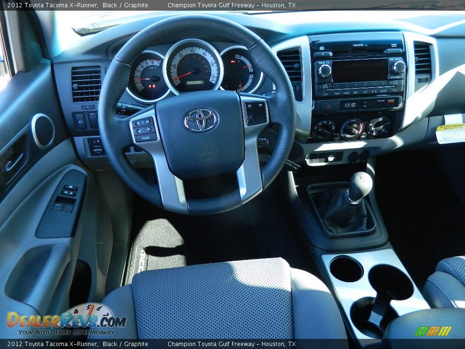 2012 Toyota Tacoma X-Runner Black / Graphite Photo #13