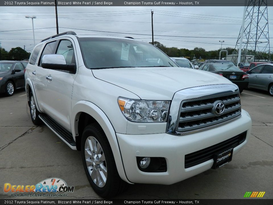 2012 toyota sequoia blizzard white #1