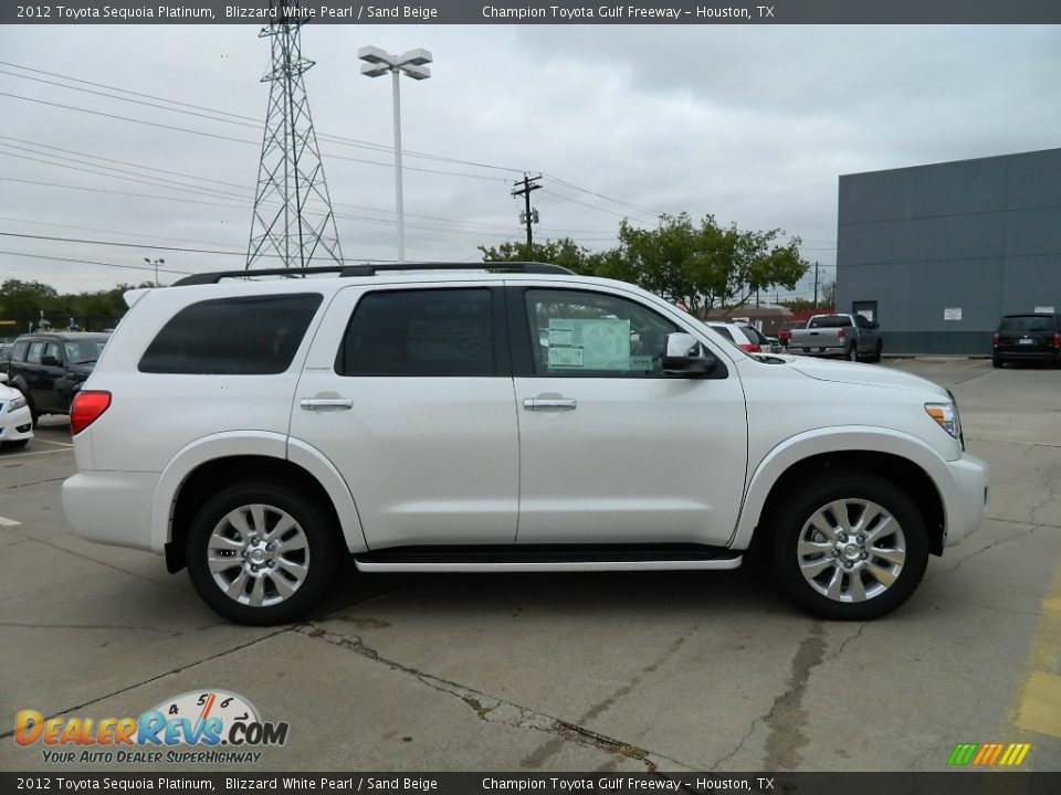 2012 toyota sequoia platinum white #6