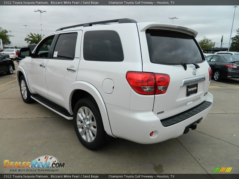2012 toyota sequoia blizzard white #5