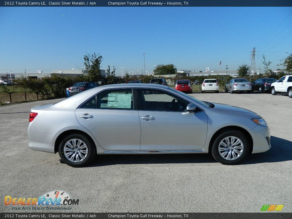 2012 Toyota Camry LE Classic Silver Metallic / Ash Photo #4