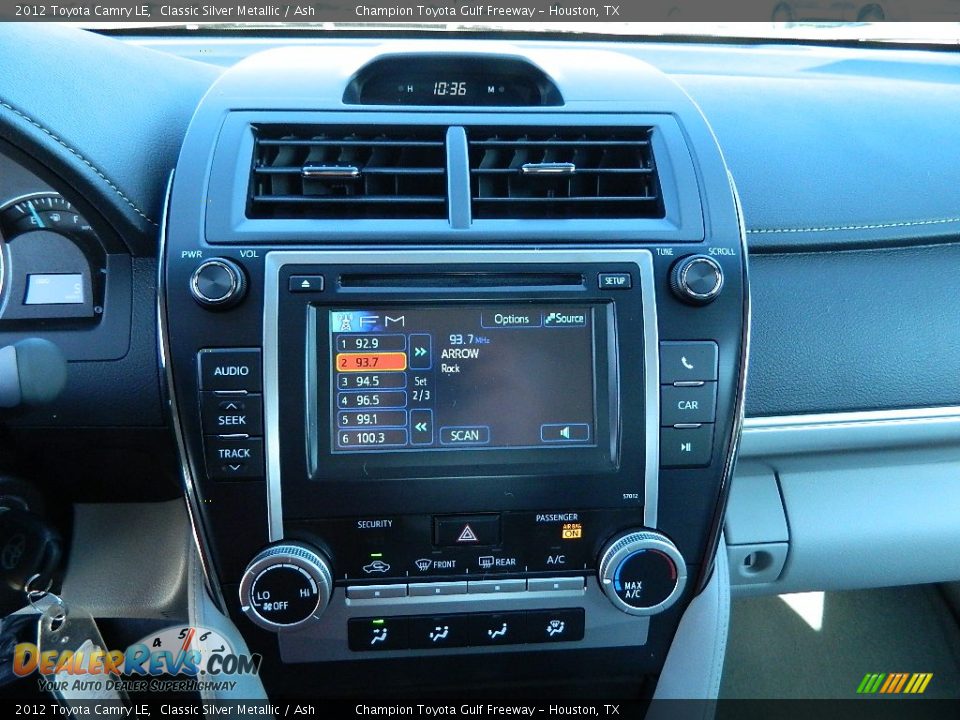 2012 Toyota Camry LE Classic Silver Metallic / Ash Photo #14