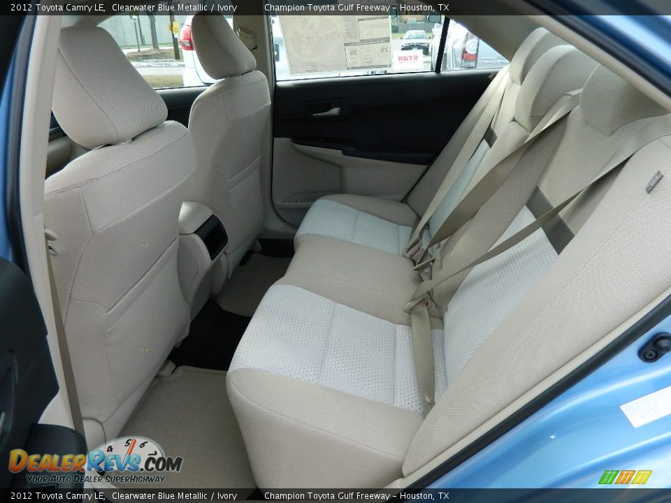2012 Toyota Camry LE Clearwater Blue Metallic / Ivory Photo #10