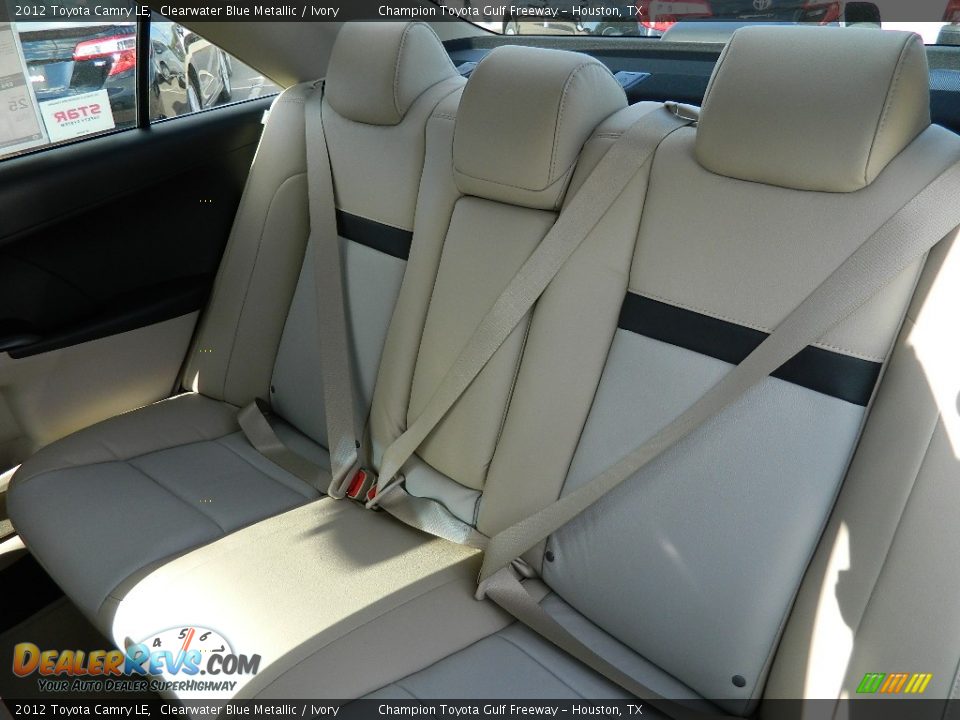 2012 Toyota Camry LE Clearwater Blue Metallic / Ivory Photo #11