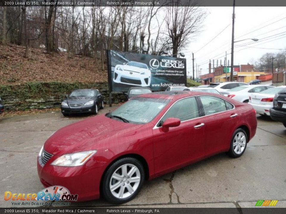 2009 Lexus ES 350 Matador Red Mica / Cashmere Photo #1