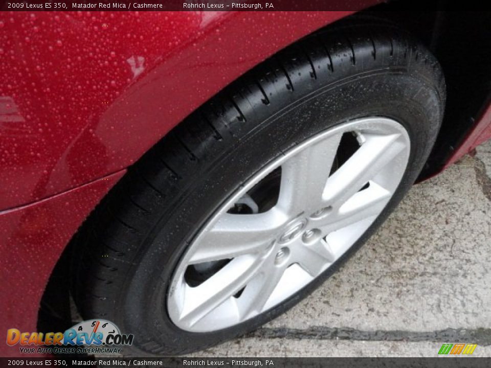 2009 Lexus ES 350 Matador Red Mica / Cashmere Photo #9
