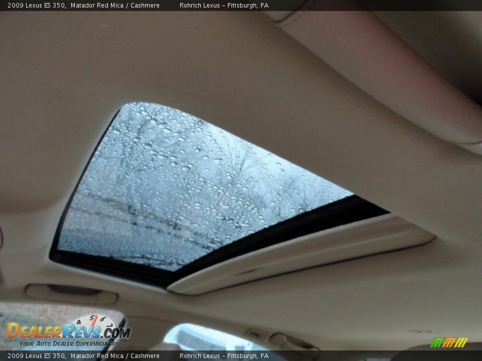 2009 Lexus ES 350 Matador Red Mica / Cashmere Photo #16