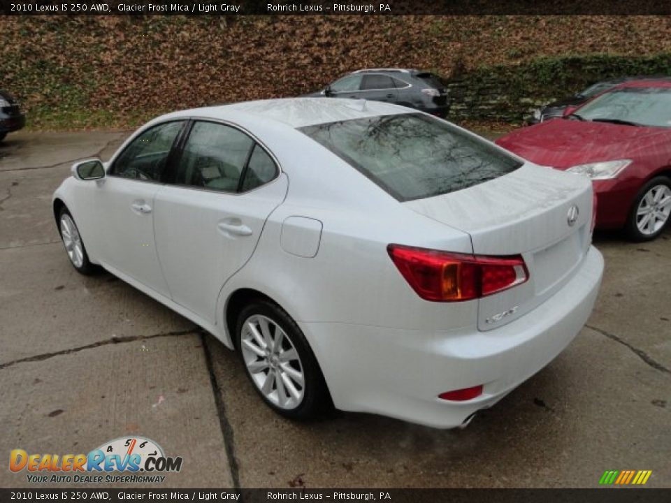 2010 Lexus IS 250 AWD Glacier Frost Mica / Light Gray Photo #3