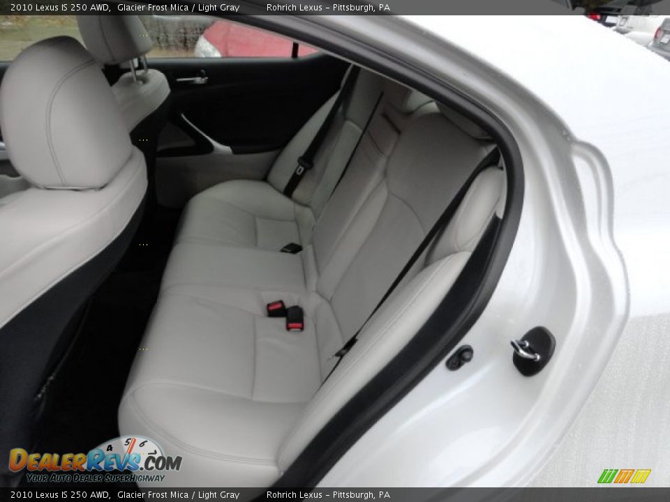 2010 Lexus IS 250 AWD Glacier Frost Mica / Light Gray Photo #11