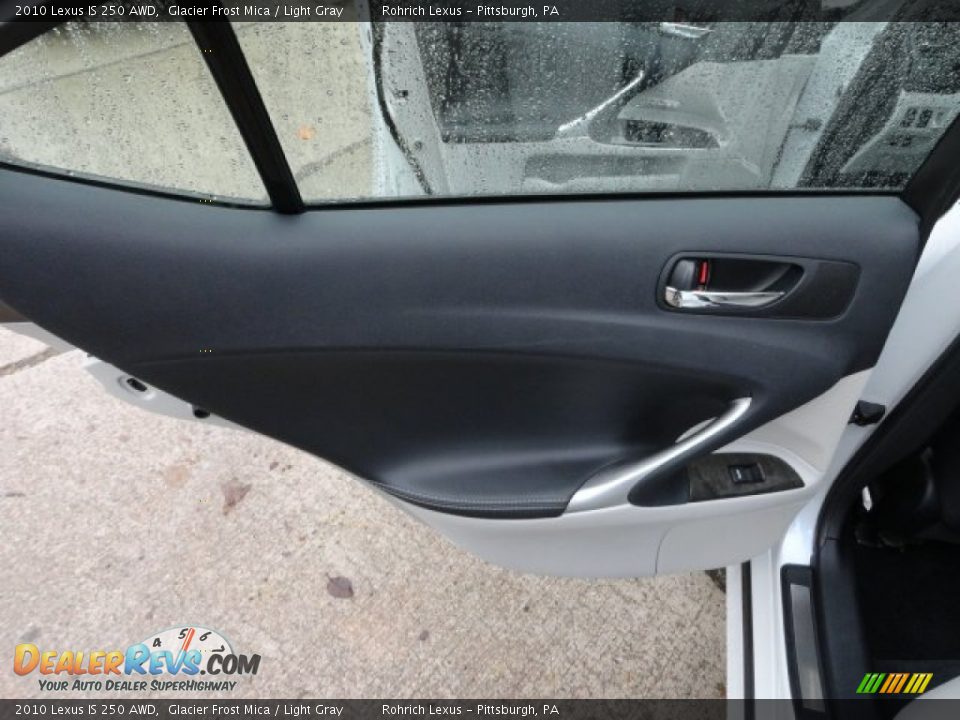 2010 Lexus IS 250 AWD Glacier Frost Mica / Light Gray Photo #13