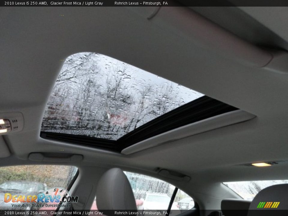 2010 Lexus IS 250 AWD Glacier Frost Mica / Light Gray Photo #15