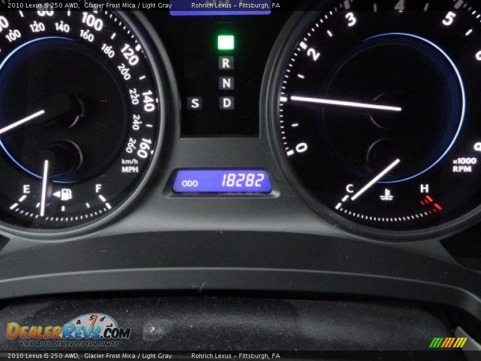 2010 Lexus IS 250 AWD Glacier Frost Mica / Light Gray Photo #20