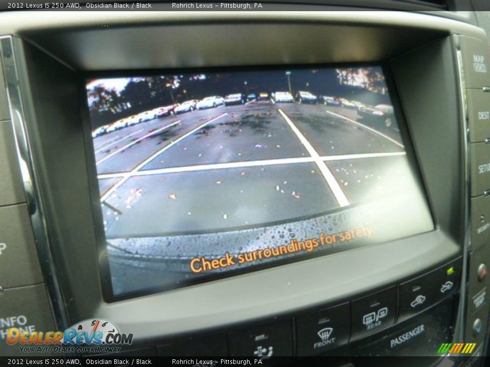 2012 Lexus IS 250 AWD Obsidian Black / Black Photo #18