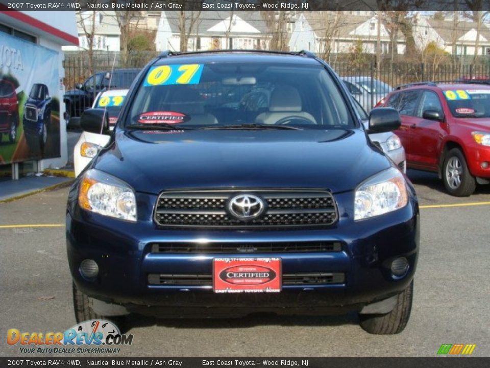 2007 Toyota RAV4 4WD Nautical Blue Metallic / Ash Gray Photo #2