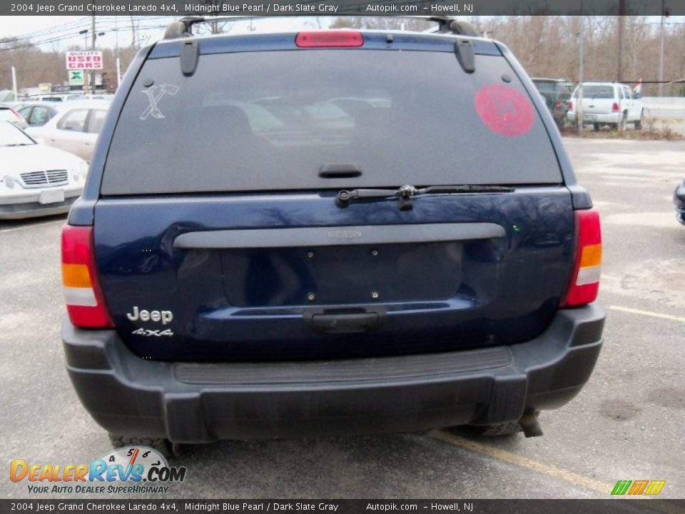 2004 Jeep Grand Cherokee Laredo 4x4 Midnight Blue Pearl / Dark Slate Gray Photo #4