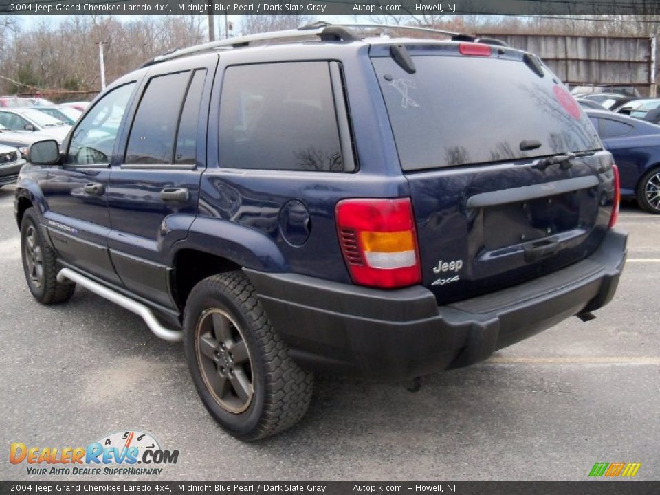 2004 Jeep Grand Cherokee Laredo 4x4 Midnight Blue Pearl / Dark Slate Gray Photo #5
