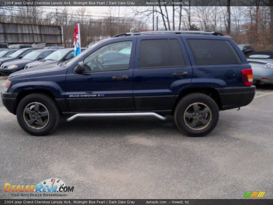 2004 Jeep Grand Cherokee Laredo 4x4 Midnight Blue Pearl / Dark Slate Gray Photo #8