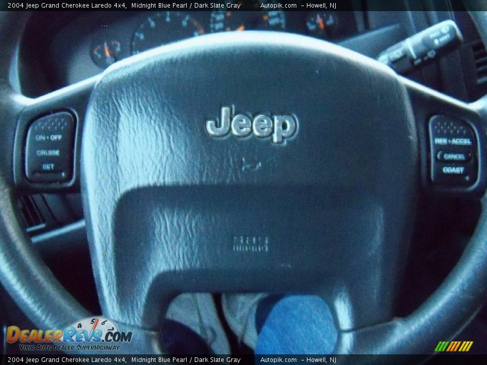 2004 Jeep Grand Cherokee Laredo 4x4 Midnight Blue Pearl / Dark Slate Gray Photo #13