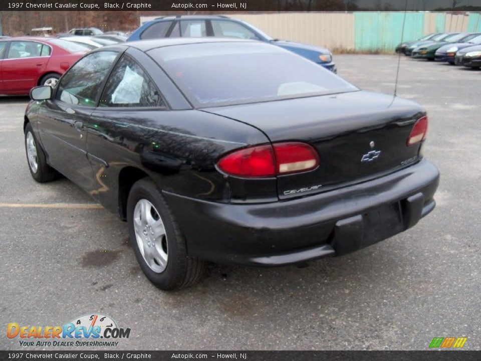 1997 Chevrolet Cavalier Coupe Black / Graphite Photo #5