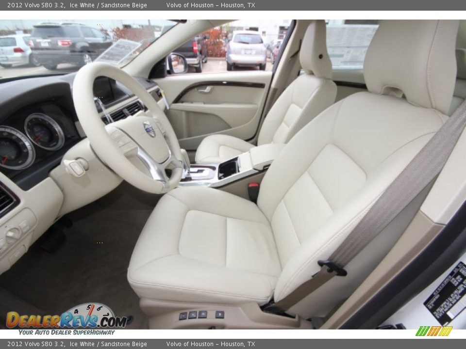 Sandstone Beige Interior - 2012 Volvo S80 3.2 Photo #5