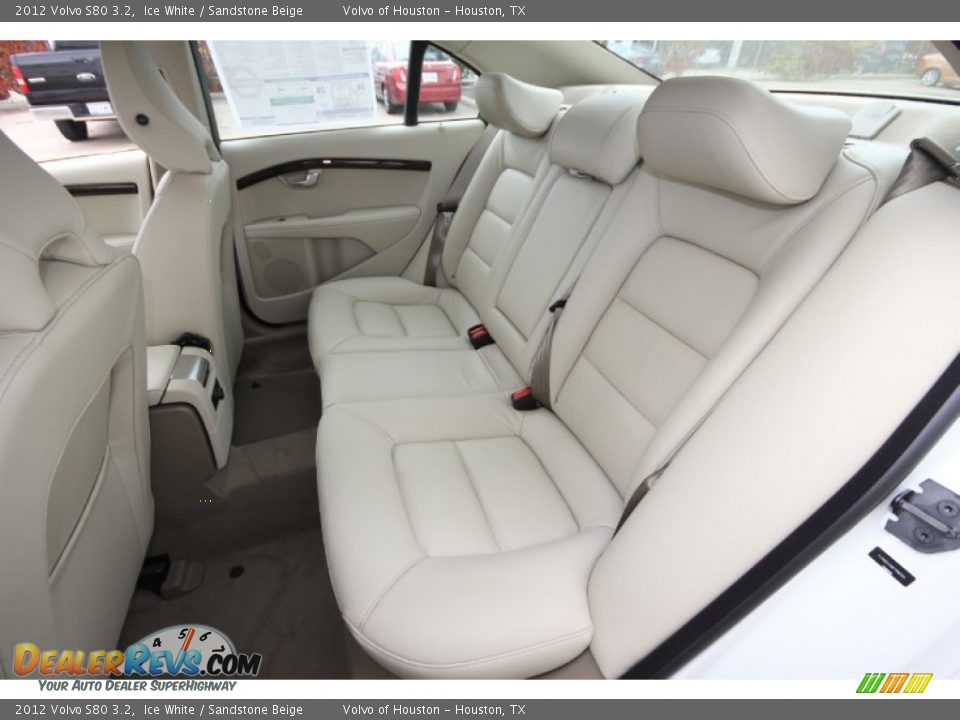 Sandstone Beige Interior - 2012 Volvo S80 3.2 Photo #6