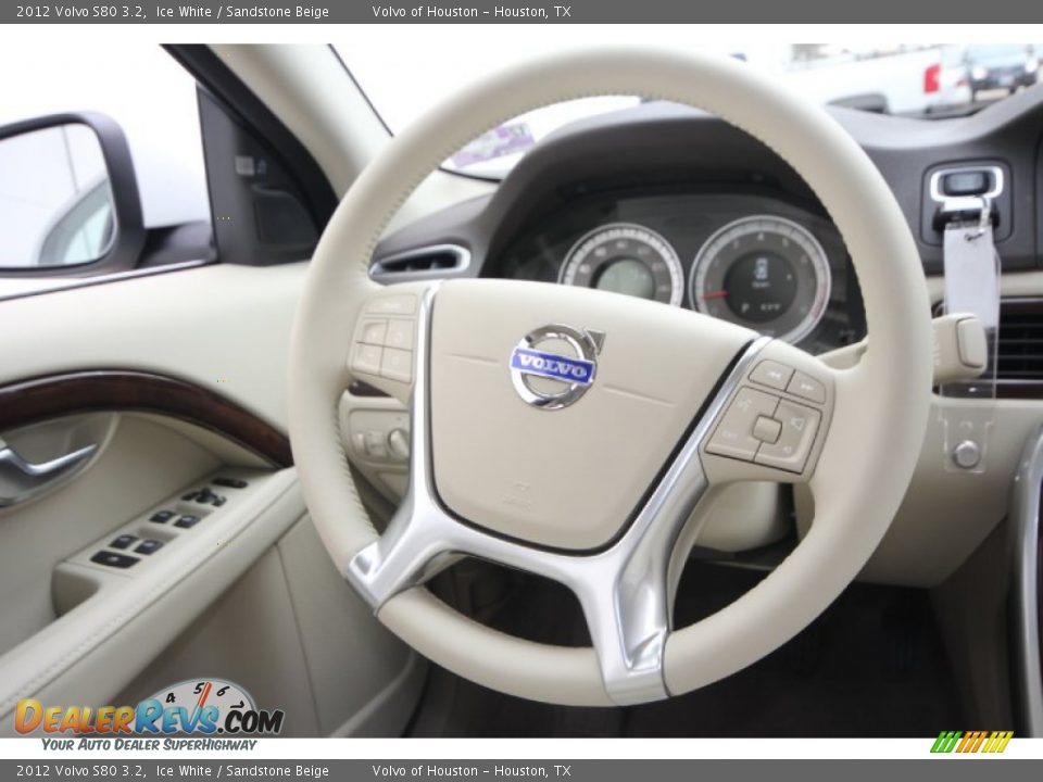 2012 Volvo S80 3.2 Steering Wheel Photo #15