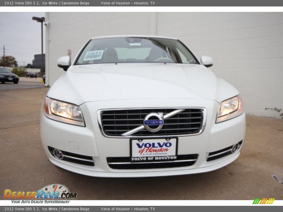 2012 Volvo S80 3.2 Ice White / Sandstone Beige Photo #20