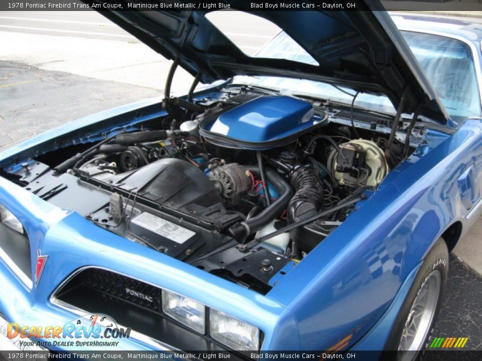 1978 Pontiac Firebird Trans Am Coupe 6.6 Liter OHV 16-Valve V8 Engine Photo #14