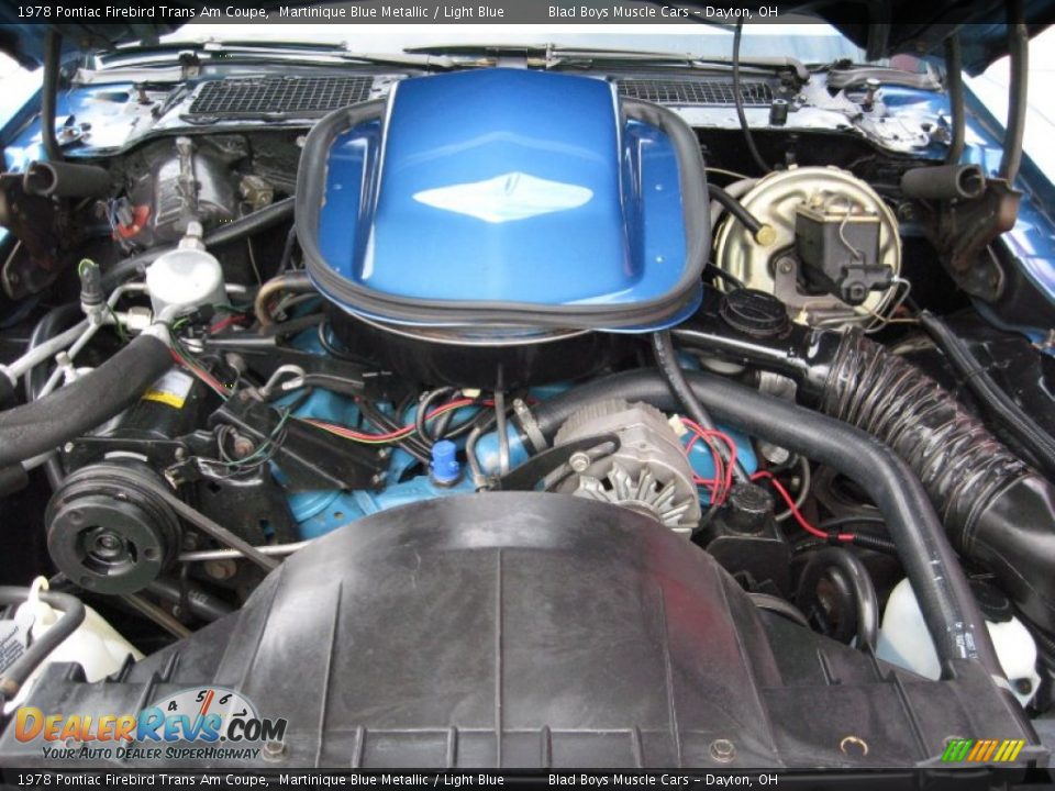 1978 Pontiac Firebird Trans Am Coupe 6.6 Liter OHV 16-Valve V8 Engine Photo #17