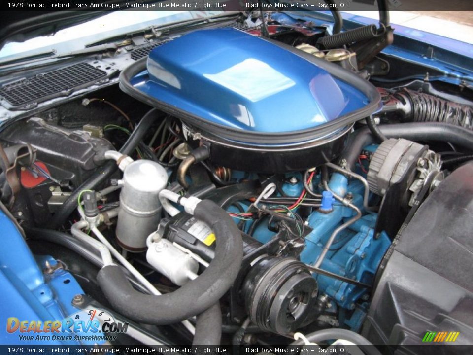 1978 Pontiac Firebird Trans Am Coupe 6.6 Liter OHV 16-Valve V8 Engine Photo #19