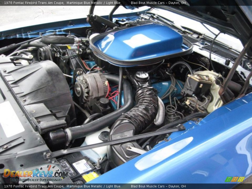 1978 Pontiac Firebird Trans Am Coupe 6.6 Liter OHV 16-Valve V8 Engine Photo #21