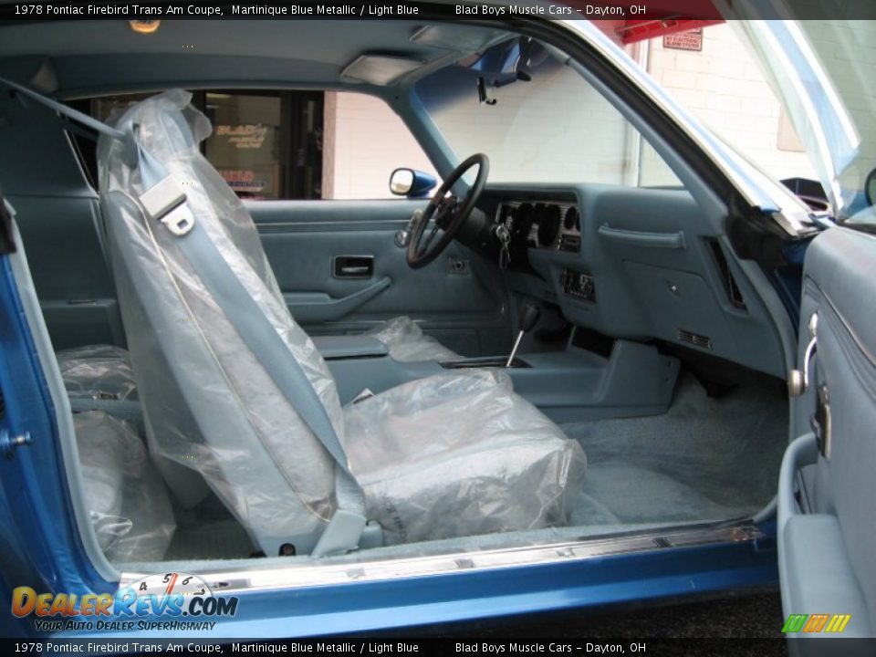 Light Blue Interior - 1978 Pontiac Firebird Trans Am Coupe Photo #29