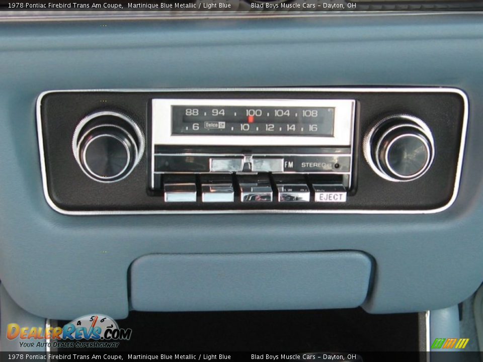 Audio System of 1978 Pontiac Firebird Trans Am Coupe Photo #30