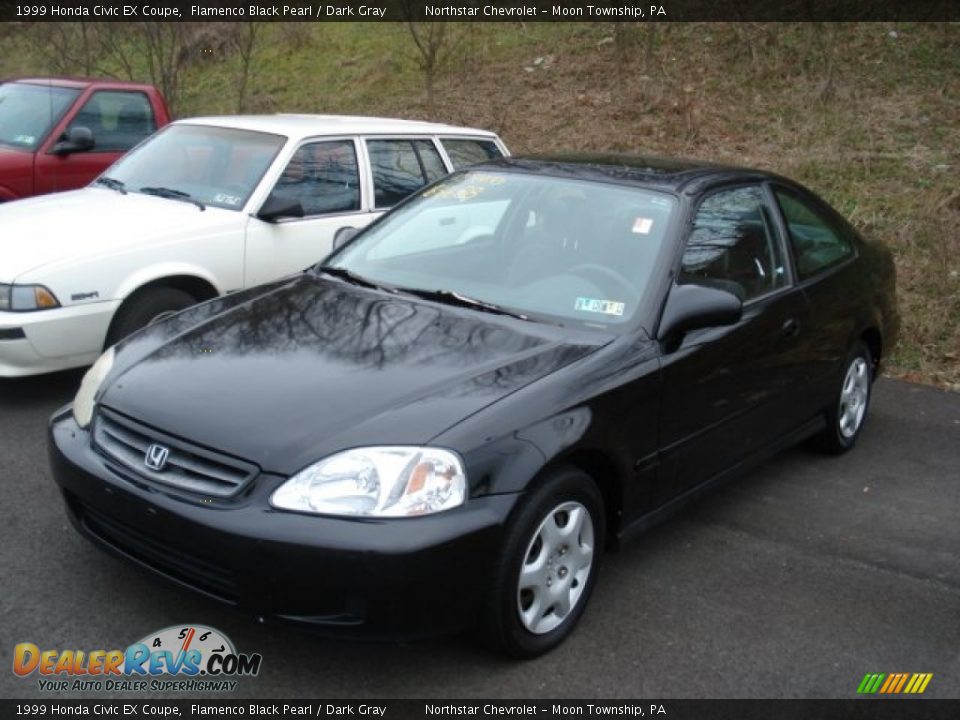 1999 Honda civic ex black #3