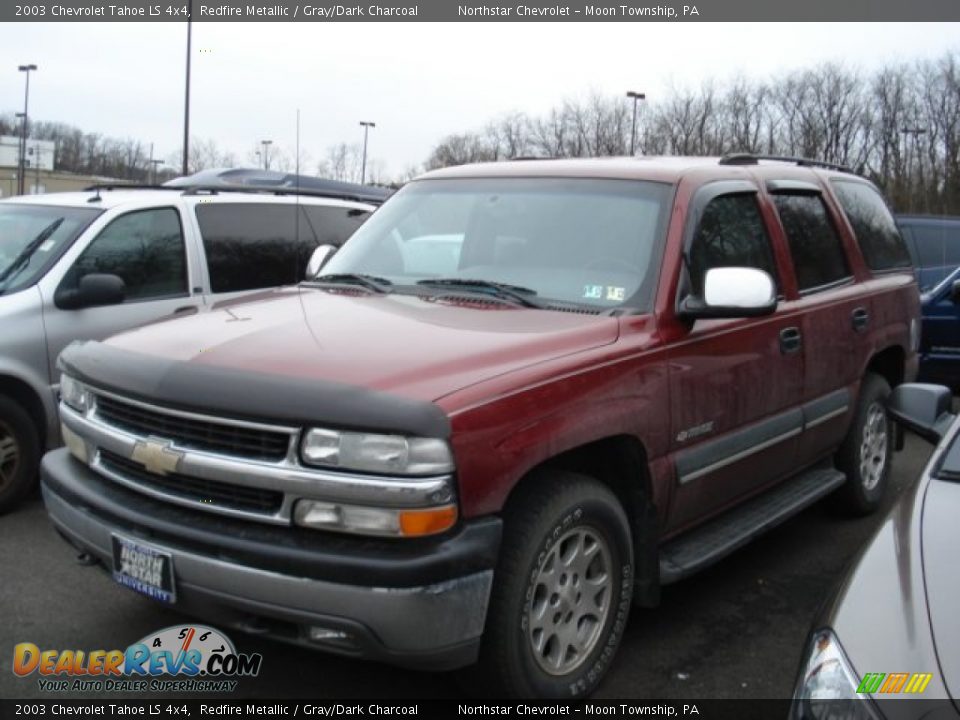 2003 Chevrolet Tahoe LS 4x4 Redfire Metallic / Gray/Dark Charcoal Photo #3