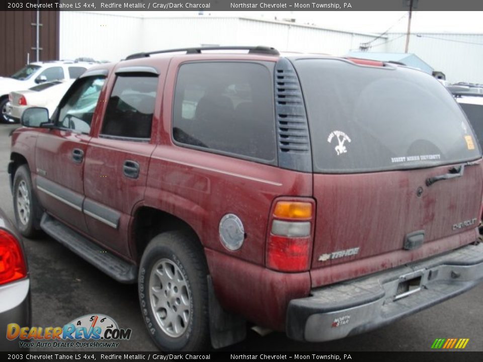 2003 Chevrolet Tahoe LS 4x4 Redfire Metallic / Gray/Dark Charcoal Photo #4