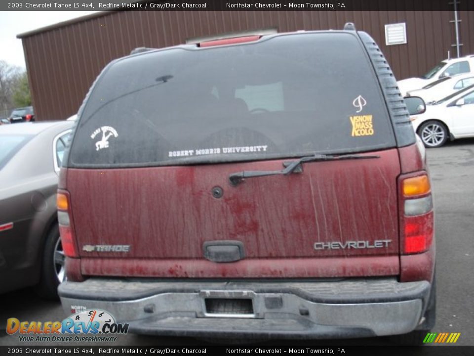 2003 Chevrolet Tahoe LS 4x4 Redfire Metallic / Gray/Dark Charcoal Photo #5